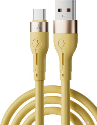 Кабель AccesStyle AC30-S100 USB Type-A - USB Type-C (1 м, желтый) 