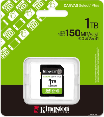 Kingston Canvas Select Plus SDXC 1TB SDS3/1TB 