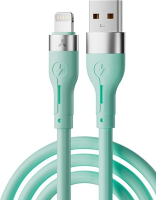 Кабель AccesStyle AL24-S100 USB Type-A - Lightning (1 м, светло-зеленый)