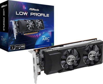 Видеокарта ASRock Intel Arc A380 Low Profile 6GB 
