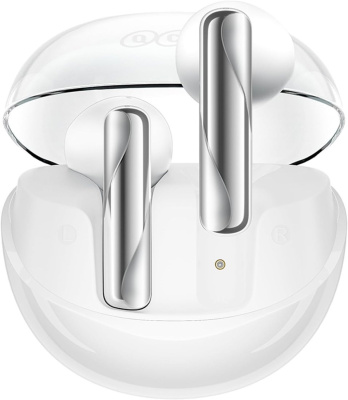 Наушники QCY AilyBuds Clear (белый/серебиристый) 