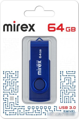 USB Flash Mirex Color Blade Swivel 3.0 64GB 13600-FM3BSL64 
