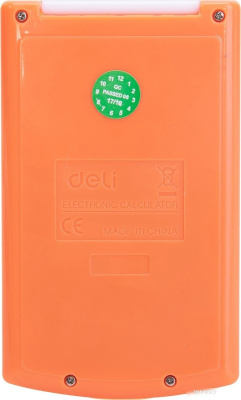 Калькулятор Deli E39217/OR 