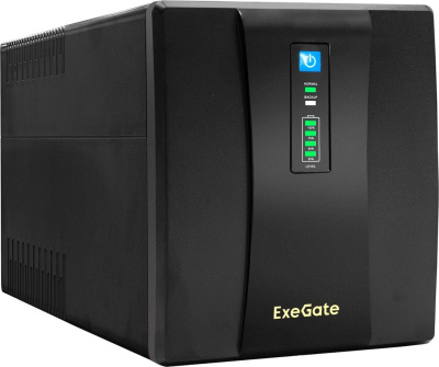 Источник бесперебойного питания ExeGate SpecialPro UNB-1200.LED.AVR.4SH.USB 