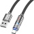 Кабель Hoco U122 USB Type-A - USB Type-C (1.2 м, черный) Кабель Hoco U122 USB Type-A - USB Type-C (1.2 м, черный)