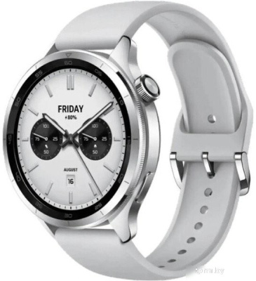 Умные часы Xiaomi Watch S4 (серебристый, международная версия) 