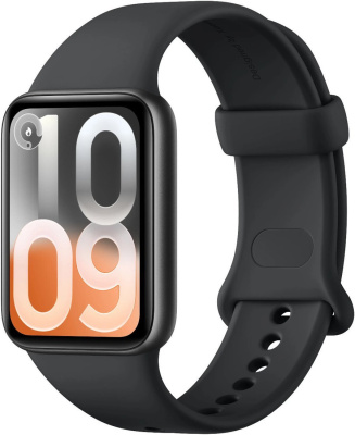 Фитнес-браслет Xiaomi Smart Band 10 Pro M2552B1 (черный, с черным силиконовым ремешком, международная версия) 