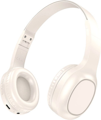 Наушники Hoco W46 (молочный)