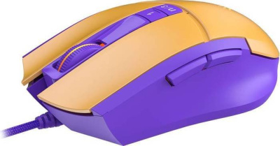 Игровая мышь A4Tech Bloody L65 Max (желтый/фиолетовый) 