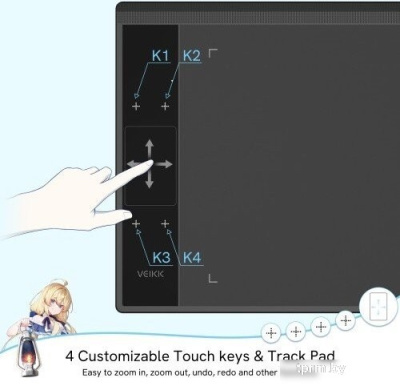Графический планшет Veikk Creator A30 V3 