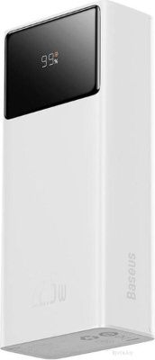 Внешний аккумулятор Baseus Star-Lord Digital Display Fast Charging Power Bank 30000mAh 22.5W (белый) 