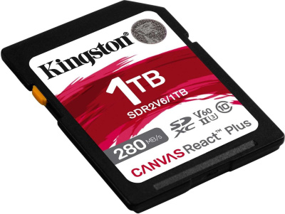 Карта памяти Kingston Canvas React Plus V60 SDXC 1TB 