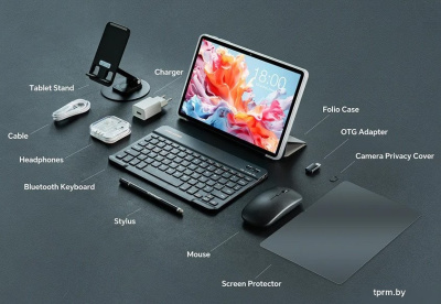 Планшет Teclast P30T 4GB/128GB (с аксессуарами, серый) 