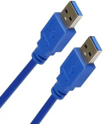 Кабель SmartBuy K-860-100 USB Type-A - USB Type-A (1.8 м, синий) 