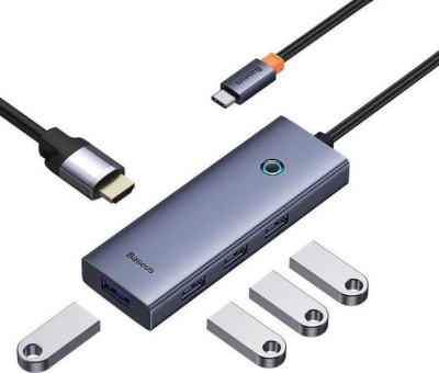 Baseus Flite Series 4-Port USB-C Hub B00052809813-00 