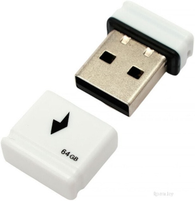 USB Flash Gembird GFL-2.0-64mini 64Gb (белый) 
