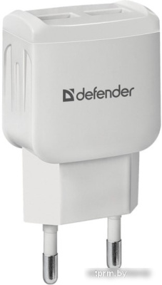 Сетевое зарядное Defender UPA-22 (белый) 