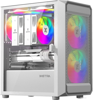 Корпус XASTRA A303M 3ARGB (белый) 
