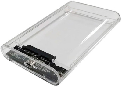 Бокс для накопителей 2.5" AgeStar 3UB2P6C (прозрачный) 