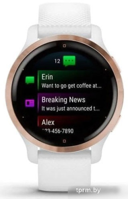 Garmin Venu 2S (розовое золото/белый) 