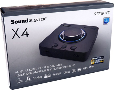 Внешняя звуковая карта Creative Sound Blaster X4 
