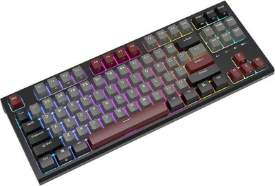 Клавиатура Royal Kludge RK-R87 RGB (черный, RK Red) 