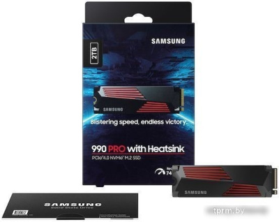 SSD Samsung 990 Pro с радиатором 2TB MZ-V9P2T0CW 