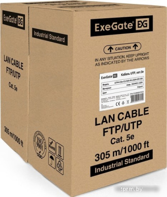 Кабель ExeGate UTP4-C5e-CU-S25-IN -LSZH-GR-305 UTP 