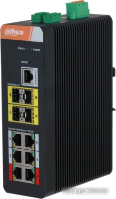 Управляемый коммутатор 2-го уровня Dahua DH-PFS4410-6GT-DP-V2 