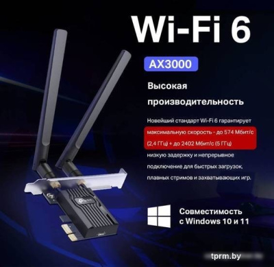 Wi-Fi/Bluetooth адаптер TP-Link Archer TX55E 