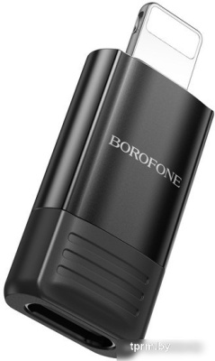 Адаптер Borofone BV18 Lightning - USB Type-C (черный) 
