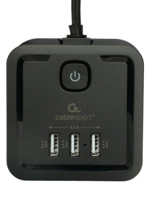 Сетевой фильтр Cablexpert TWR-4-U3-B-2 