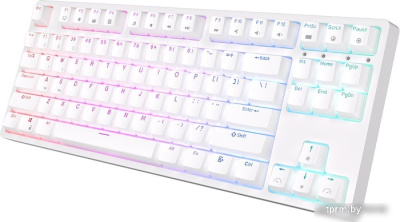 Клавиатура Royal Kludge RK87 RGB (белый, RK Brown) 