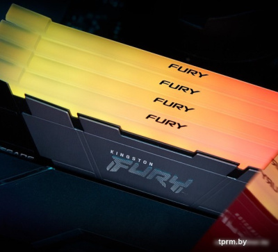 Оперативная память Kingston FURY Renegade RGB 2x8ГБ DDR4 3200МГц KF432C16RB2AK2/16 