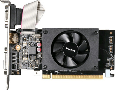 Видеокарта Gigabyte GeForce GT 710 2GB DDR3 [GV-N710D3-2GL] 