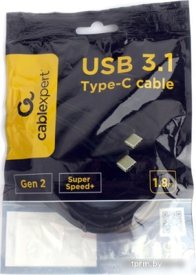 Кабель Cablexpert CCP-USB3.1-CMCM2-1.8M 