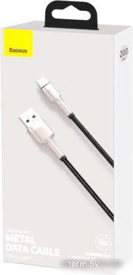 Кабель Baseus USB Type-A - USB Type-C CAKF000201 (2 м, черный) 