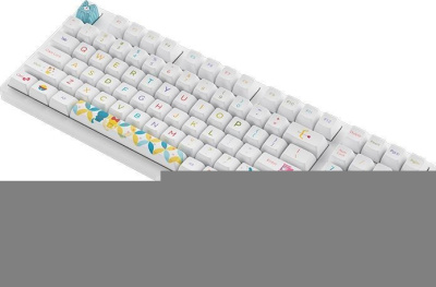 Клавиатура Akko 3098B Doraemon Rainbow (Akko CS Jelly Pink) 
