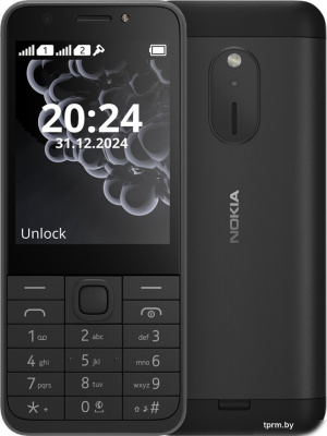 Кнопочный телефон Nokia 230 (2024) Dual SIM TA-1609 (черный) 