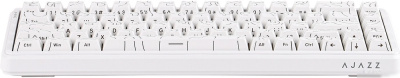 Клавиатура Ajazz AK680 Max (Side Printed, белый, Magnetic Rice Switch) 
