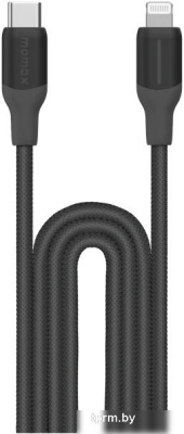 Кабель Momax DL55D 1-Link Flow CL+ USB Type-C - Lightning (2 м, черный) 