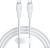 Кабель Baseus Pudding Series Fast Charging Cable 100W USB Type-C - USB Type-C (2 м, белый) Кабель Baseus Pudding Series Fast Charging Cable 100W USB Type-C - USB Type-C (2 м, белый)