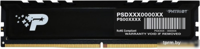 Оперативная память Patriot Signature Premium 8ГБ DDR5 4800МГц PSP58G480041H1 