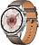 Умные часы Huawei Watch GT 6 46 мм (серебристый, с коричневым кожаным ремешком, международная версия) 
