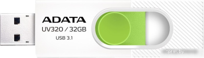 USB Flash A-Data UV320 32GB (белый/зеленый) 