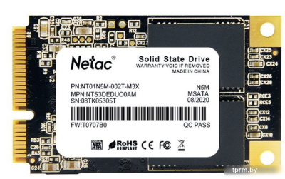 SSD Netac Внутренний SSD mSATA 2TB Netac N5M 