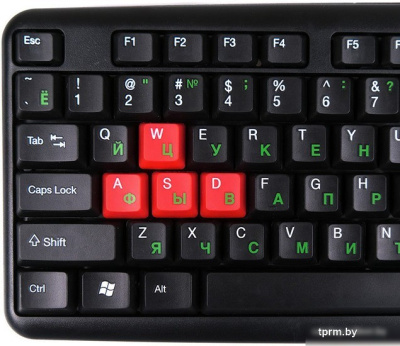 Клавиатура Nakatomi KN-02U Black-Red 