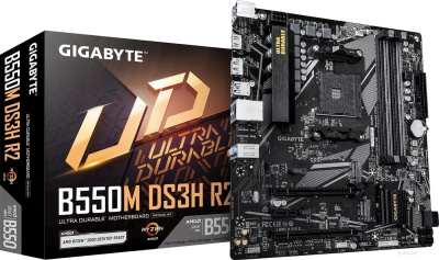 Материнская плата Gigabyte B550M DS3H R2 