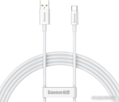 Кабель Baseus Superior Series Fast Charging USB Type-A - USB Type-C (1 м, белый) 