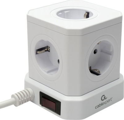 Сетевой фильтр Cablexpert TWR-5-U4-W-3 